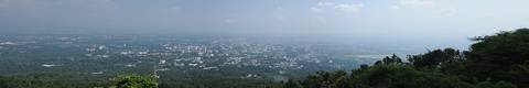 Taken from a viewpoint on the way to the Doi Suthep temple in Chiang Mai.