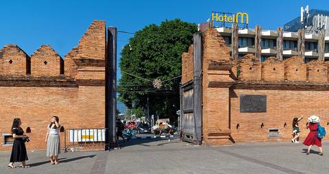 Tha Phae Gate in Chiang Mai