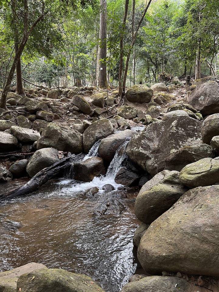 A stream near Pong Phra Bat Waterfall