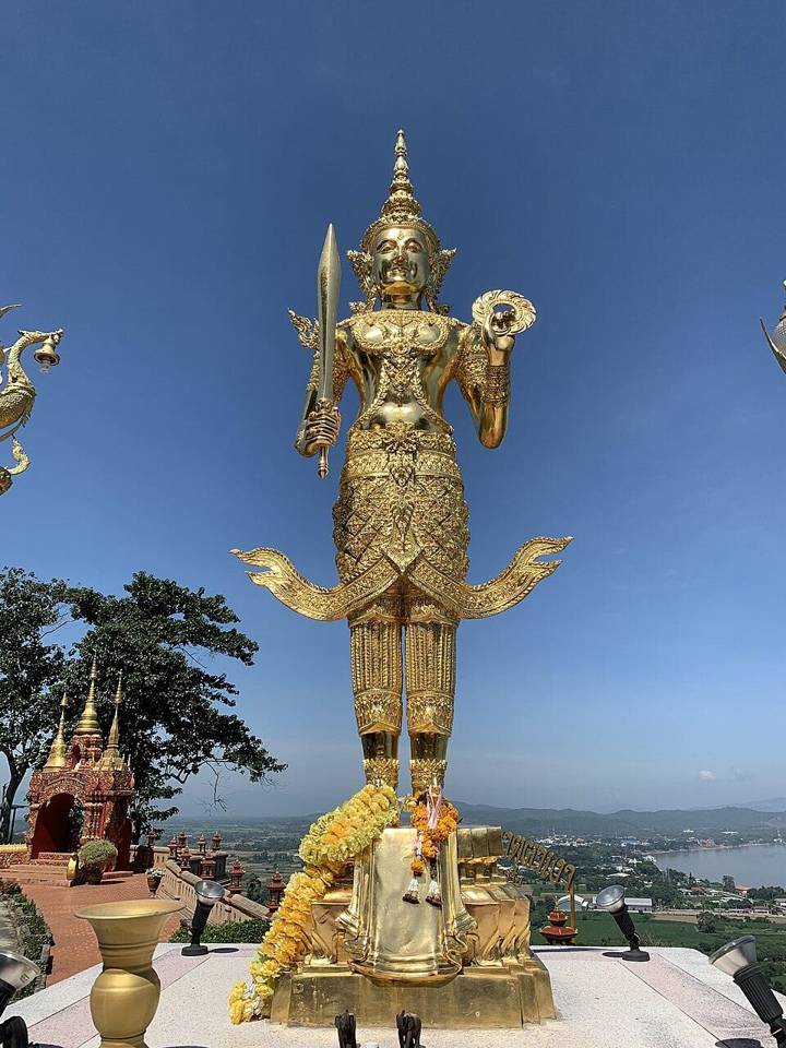 Siam Devadhiraj statue in Chiang Rai, Thailand
