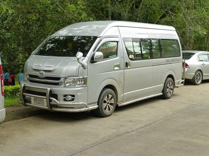 at the Queen Sirikit Botanic Garden - Chiang Mai in 2013 Toyota Bus
