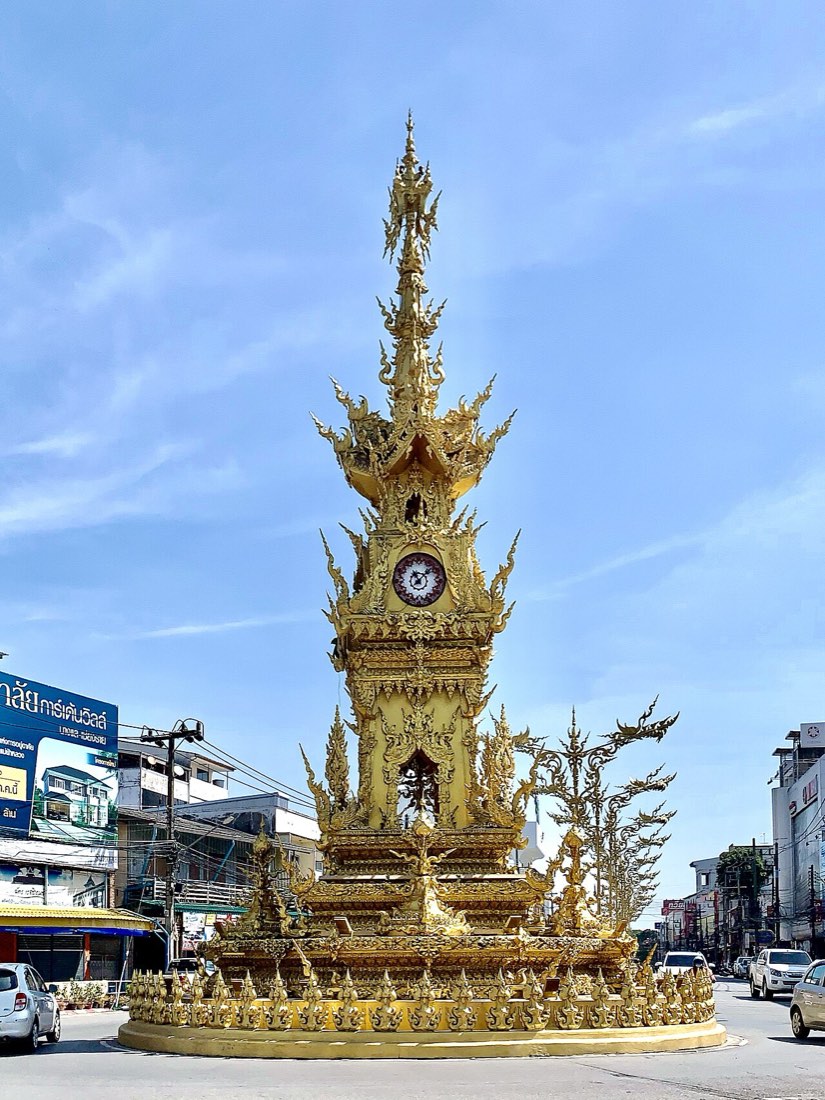 Chaloem Phra Kiat Chiang Rai Clock Tower / Buddha Shilpa Clock Tower (Phuttha Sin) / Chiang Rai Clock Tower
