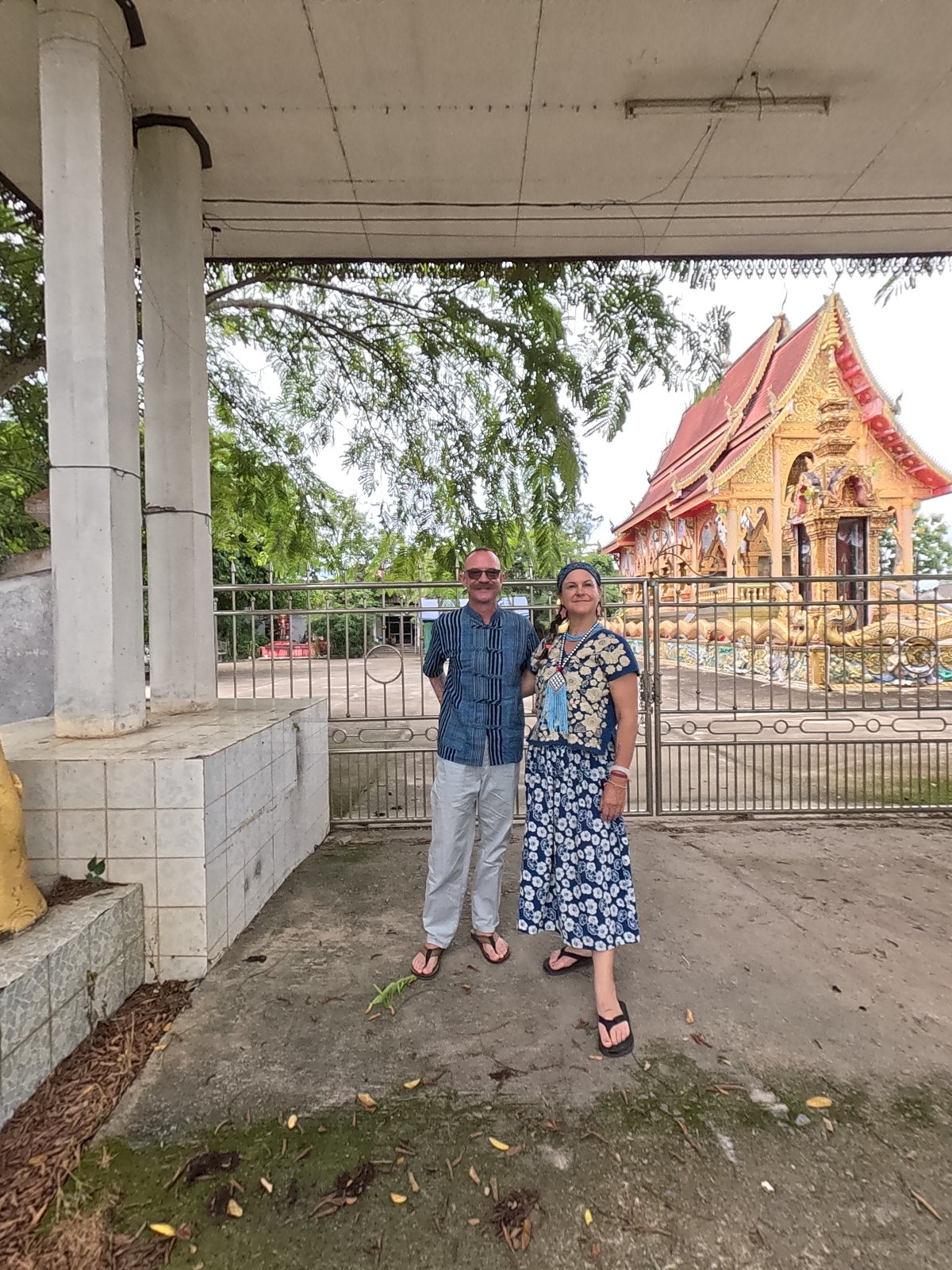 Michael and NaN at Wat Huai Som.