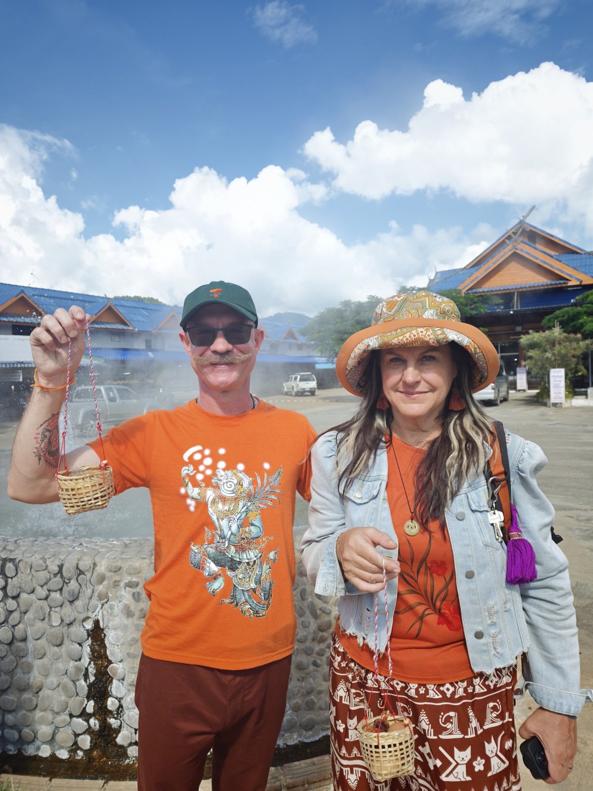 Michael and NaN at Mae Khachan, 17 September.