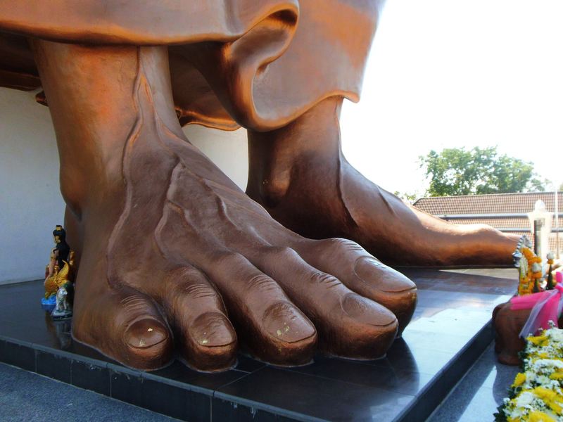 His feet, Wat Bot