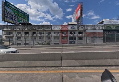 Three-storey shophouses, one pink unit for sale