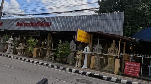 Spirit houses for sale by the road