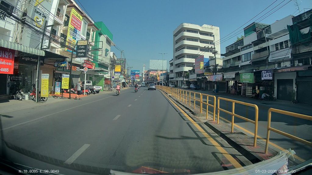 ภาพถนนตรงที่ ร้านซ่อมมอเตอร์ไซค์ SRC service ตั้งอยู่ ถ่ายโดย ThailandCambodia พ.ศ. 2569 (2026) · A street-level view of where ร้านซ่อมมอเตอร์ไซค์ SRC service stands, by ThailandCambodia in 2569 (2026)