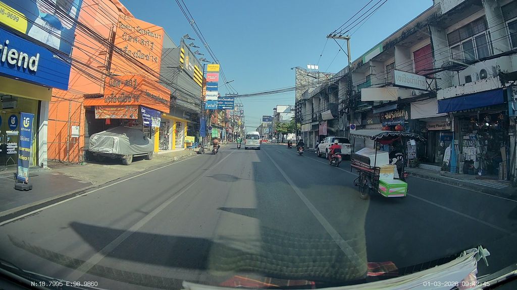 ภาพถนนตรงที่ โรงพิมพ์ช้างเผือก ตั้งอยู่ ถ่ายโดย ThailandCambodia พ.ศ. 2569 (2026) · A street-level view of where โรงพิมพ์ช้างเผือก · Rongphim Chang Phueak stands, by ThailandCambodia in 2569 (2026)