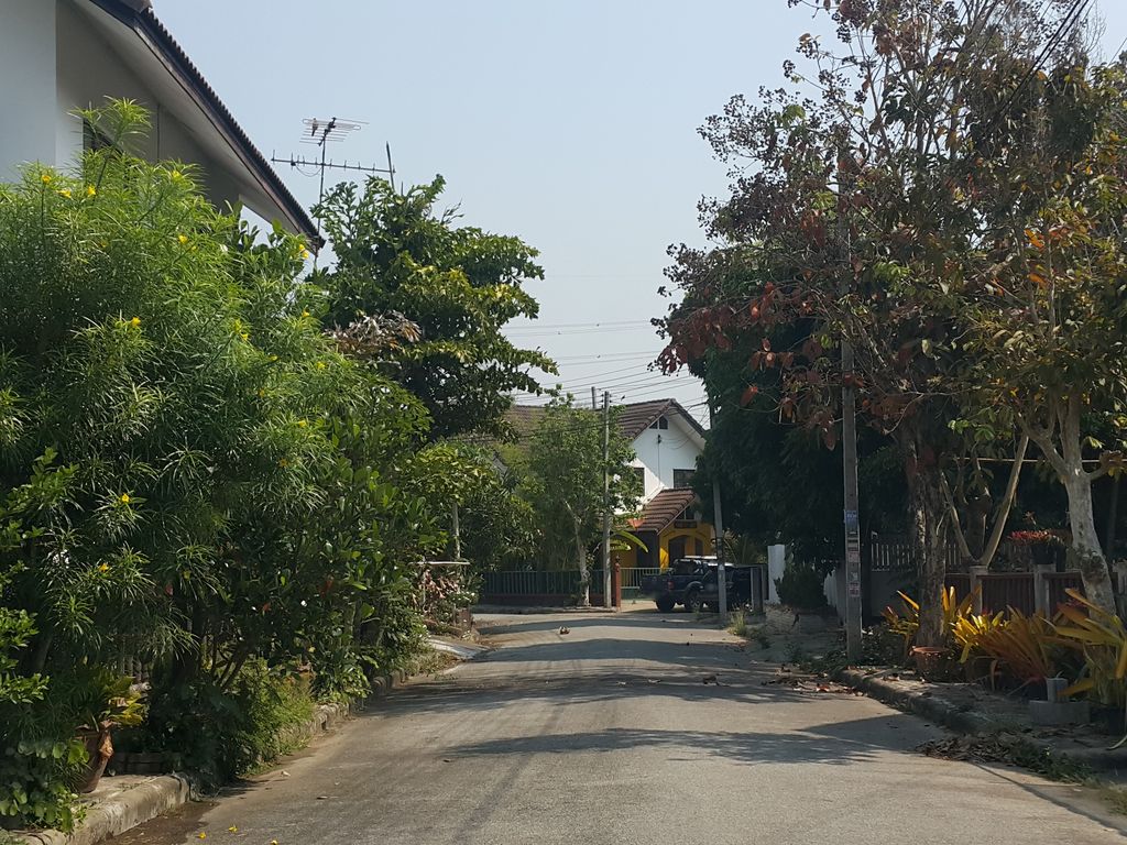 ภาพถนนตรงที่ ASEAN Center for TESOL ตั้งอยู่ ถ่ายโดย jrcarlsen พ.ศ. 2559 (2016) · A street-level view of where ASEAN Center for TESOL stands, by jrcarlsen in 2559 (2016)
