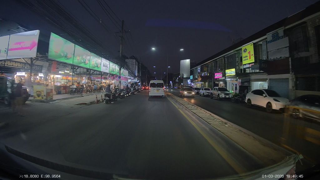 ภาพถนนตรงที่ Baan Hmon-Oon ตั้งอยู่ ถ่ายโดย ThailandCambodia พ.ศ. 2569 (2026) · A street-level view of where Baan Hmon-Oon stands, by ThailandCambodia in 2569 (2026)