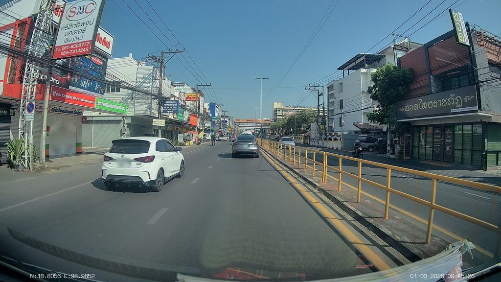 ภาพถนนตรงที่ Coffee Koon ตั้งอยู่ ถ่ายโดย ThailandCambodia พ.ศ. 2569 (2026) · A street-level view of where Coffee Koon stands, by ThailandCambodia in 2569 (2026)