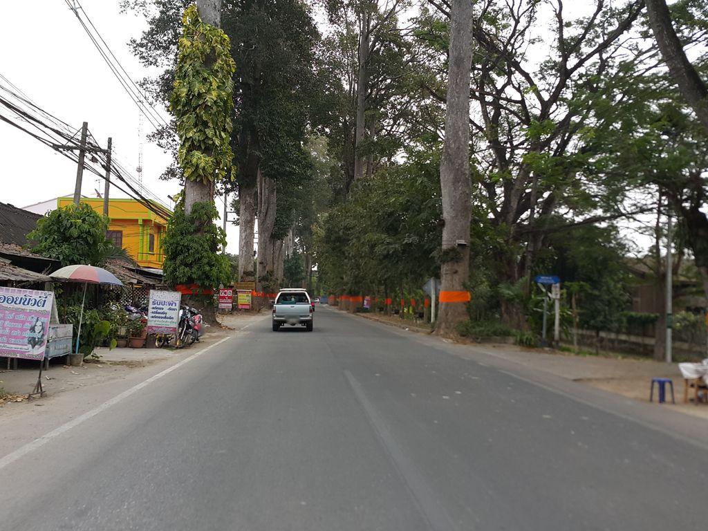 ภาพถนนตรงที่ มาหาลาบ ตั้งอยู่ ถ่ายโดย jrcarlsen พ.ศ. 2557 (2014) · A street-level view of where มาหาลาบ · Mahalap stands, by jrcarlsen in 2557 (2014)