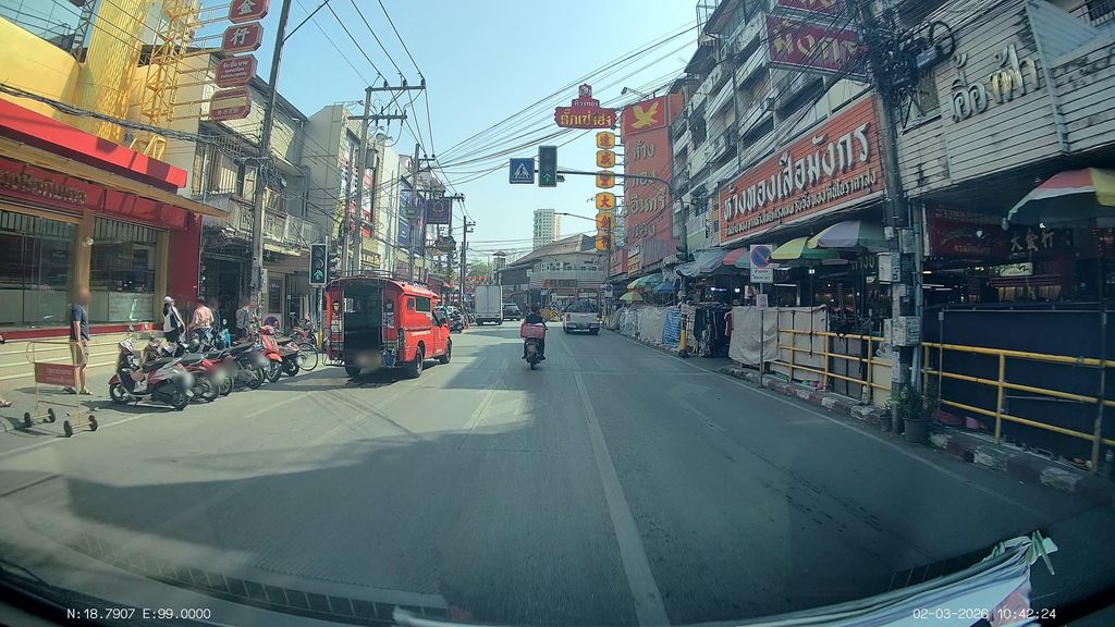 ภาพถนนตรงที่ อู่ป๋องบริการ | Chiang Mai ตั้งอยู่ ถ่ายโดย ThailandCambodia พ.ศ. 2569 (2026) · A street-level view of where อู่ป๋องบริการ | Chiang Mai stands, by ThailandCambodia in 2569 (2026)