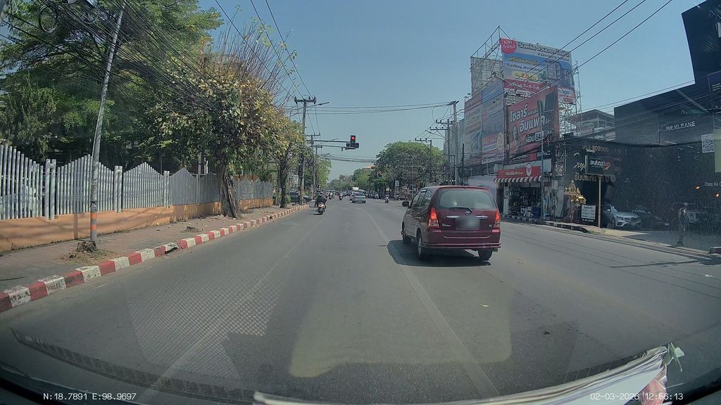 ภาพถนนตรงที่ ดอยปุยโอชา ตั้งอยู่ ถ่ายโดย ThailandCambodia พ.ศ. 2569 (2026) · A street-level view of where ดอยปุยโอชา · Doi Pui Ocha stands, by ThailandCambodia in 2569 (2026)