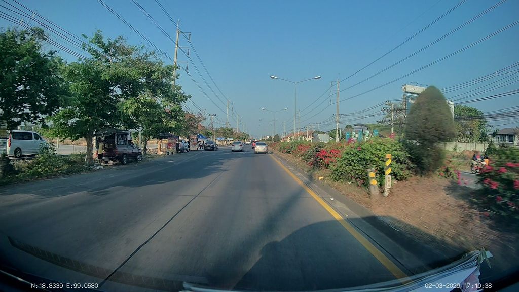 ภาพถนนตรงที่ ปลาเผานายฟิล์ม ตั้งอยู่ ถ่ายโดย ThailandCambodia พ.ศ. 2569 (2026) · A street-level view of where ปลาเผานายฟิล์ม · Plaphao Nai Film stands, by ThailandCambodia in 2569 (2026)