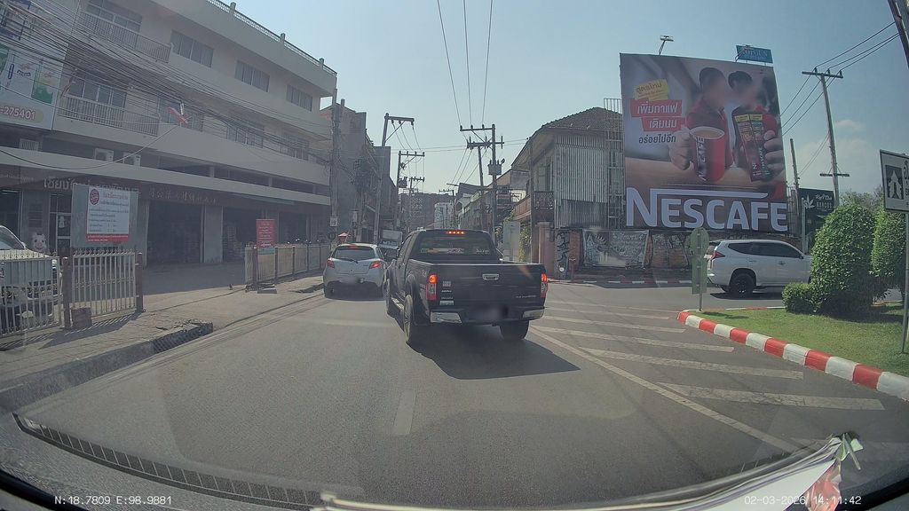 ภาพถนนตรงที่ ชัยพัฒนาฟาร์ม ตั้งอยู่ ถ่ายโดย ThailandCambodia พ.ศ. 2569 (2026) · A street-level view of where ชัยพัฒนาฟาร์ม · Chai Phatthana Farm stands, by ThailandCambodia in 2569 (2026)