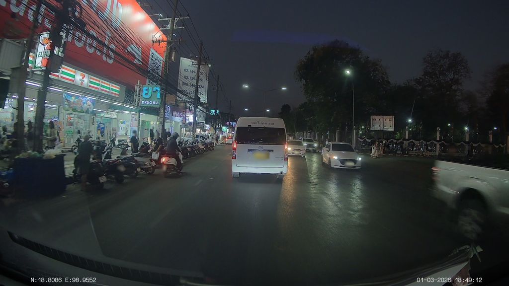 ภาพถนนตรงที่ ร้าน บิ๊กวัน เฟรนฟรายส์ กาดหน้ามช. ตั้งอยู่ ถ่ายโดย ThailandCambodia พ.ศ. 2569 (2026) · A street-level view of where ร้าน บิ๊กวัน เฟรนฟรายส์ กาดหน้ามช. · Ran Big Wan Frenfrai Kat Namcha. stands, by ThailandCambodia in 2569 (2026)