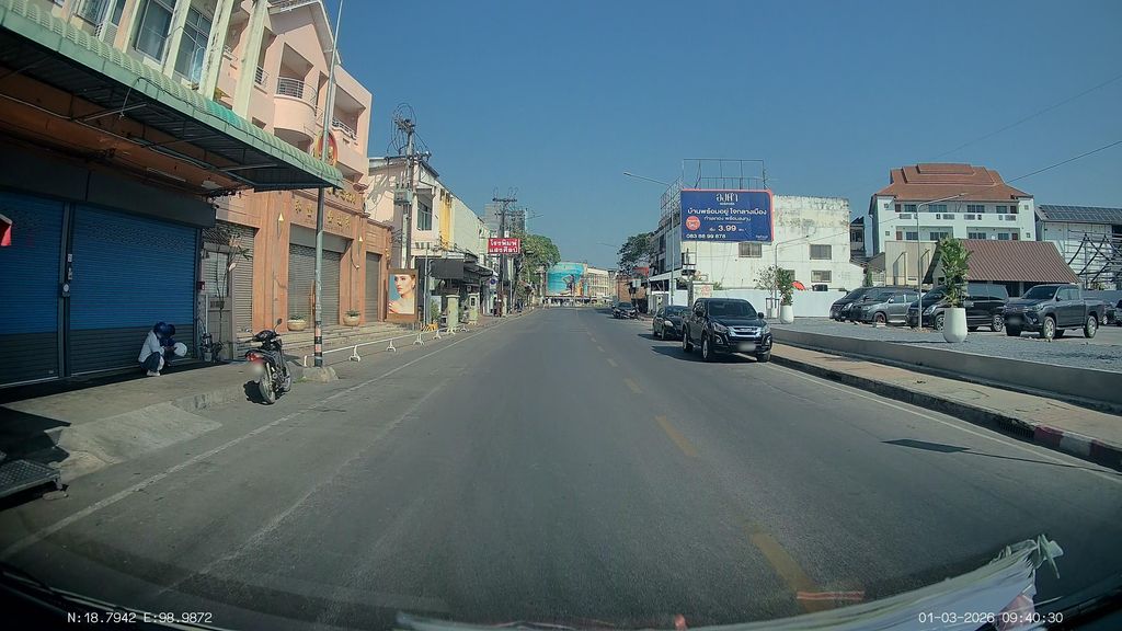 ภาพถนนตรงที่ Bann Nai Wieng : บ้านในเวียง HomeStay Chiangmai ตั้งอยู่ ถ่ายโดย ThailandCambodia พ.ศ. 2569 (2026) · A street-level view of where Bann Nai Wieng : บ้านในเวียง HomeStay Chiangmai stands, by ThailandCambodia in 2569 (2026)