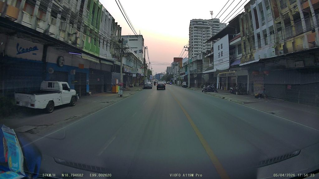 ภาพถนนตรงที่ Enjoy Mix Studio ตั้งอยู่ ถ่ายโดย ThailandCambodia พ.ศ. 2569 (2026) · A street-level view of where Enjoy Mix Studio stands, by ThailandCambodia in 2569 (2026)