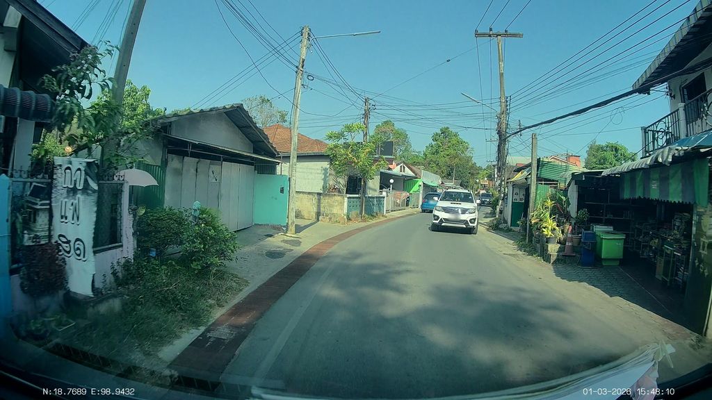 ภาพถนนตรงที่ น้ำส้มเกล็ดหิมะเชียงใหม่ตราไอวิน ตั้งอยู่ ถ่ายโดย ThailandCambodia พ.ศ. 2569 (2026) · A street-level view of where น้ำส้มเกล็ดหิมะเชียงใหม่ตราไอวิน · Nam Som Klet Hima Chiang Mai Tra Ai Win stands, by ThailandCambodia in 2569 (2026)