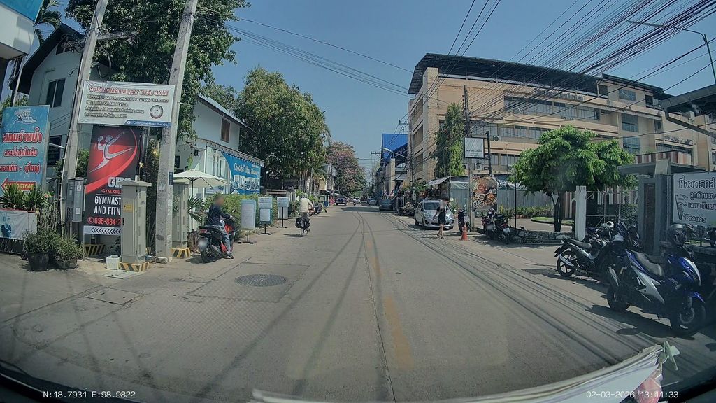ภาพถนนตรงที่ สำนักงานอาชีวศึกษาจังหวัดเชียงใหม่ ตั้งอยู่ ถ่ายโดย ThailandCambodia พ.ศ. 2569 (2026) · A street-level view of where สำนักงานอาชีวศึกษาจังหวัดเชียงใหม่ · Samnakngan Achiosueksa Changwat Chiang Mai stands, by ThailandCambodia in 2569 (2026)