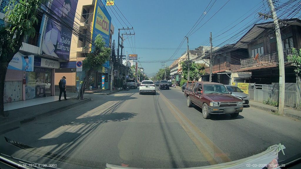 ภาพถนนตรงที่ Fashion King Chiang Mai ตั้งอยู่ ถ่ายโดย ThailandCambodia พ.ศ. 2569 (2026) · A street-level view of where Fashion King Chiang Mai stands, by ThailandCambodia in 2569 (2026)