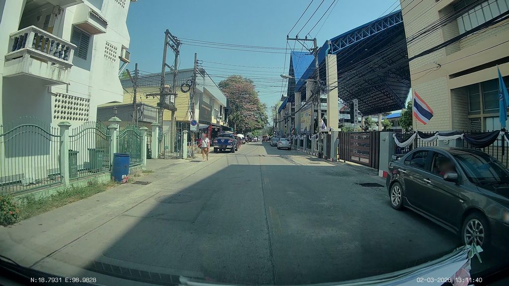 ภาพถนนตรงที่ Coffee กาแฟอิเล็กทรอนิกส์ ตั้งอยู่ ถ่ายโดย ThailandCambodia พ.ศ. 2569 (2026) · A street-level view of where Coffee กาแฟอิเล็กทรอนิกส์ stands, by ThailandCambodia in 2569 (2026)