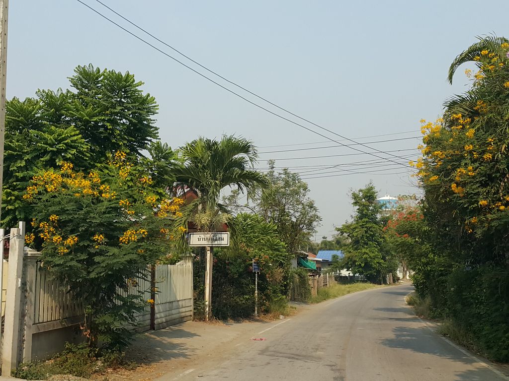 ภาพถนนตรงที่ บ้านสวนเบเกอรี่ ปูคา ตั้งอยู่ ถ่ายโดย jrcarlsen พ.ศ. 2559 (2016) · A street-level view of where บ้านสวนเบเกอรี่ ปูคา · Ban Suan Bakery Pukha stands, by jrcarlsen in 2559 (2016)