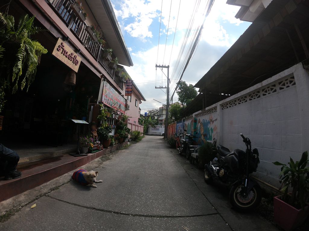 ภาพถนนตรงที่ Tumjai ร้านตำใจ อาหารอร่อย รสแซ่บ เชียงใหม่ ตั้งอยู่ ถ่ายโดย chanuwath_grab พ.ศ. 2562 (2019) · A street-level view of where Tumjai ร้านตำใจ อาหารอร่อย รสแซ่บ เชียงใหม่ stands, by chanuwath_grab in 2562 (2019)