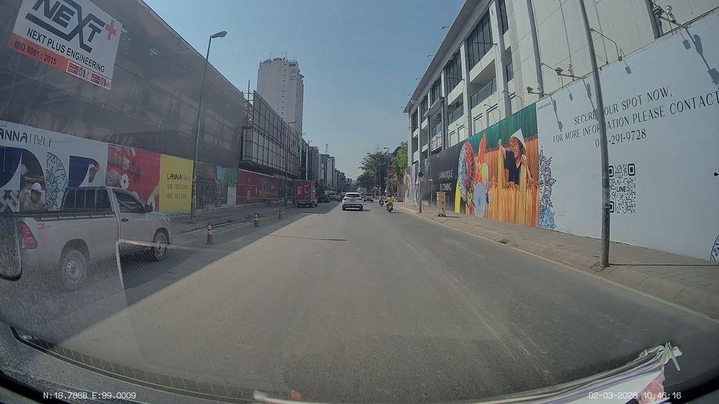 ภาพถนนตรงที่ SK Tailor ตั้งอยู่ ถ่ายโดย ThailandCambodia พ.ศ. 2569 (2026) · A street-level view of where SK Tailor stands, by ThailandCambodia in 2569 (2026)