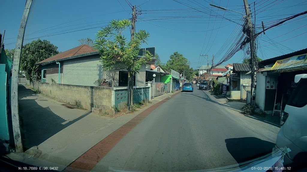 ภาพถนนตรงที่ Honey coffee กาแฟเพื่อคนรักสุขภาพ ตั้งอยู่ ถ่ายโดย ThailandCambodia พ.ศ. 2569 (2026) · A street-level view of where Honey coffee กาแฟเพื่อคนรักสุขภาพ stands, by ThailandCambodia in 2569 (2026)