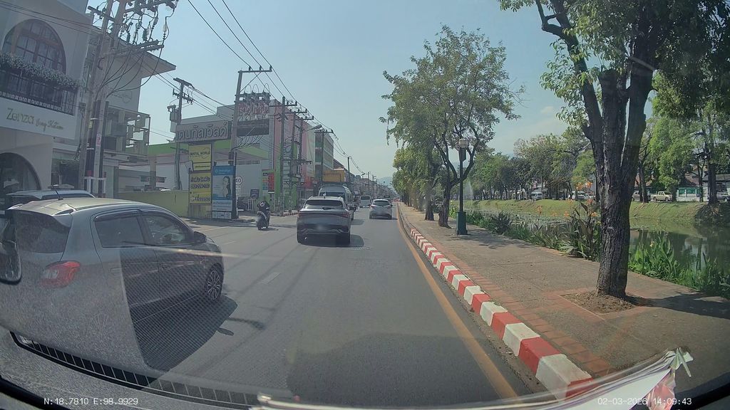 ภาพถนนตรงที่ Zenza Massage and Spa Chiangmai at Jang Katam ตั้งอยู่ ถ่ายโดย ThailandCambodia พ.ศ. 2569 (2026) · A street-level view of where Zenza Massage and Spa Chiangmai at Jang Katam stands, by ThailandCambodia in 2569 (2026)