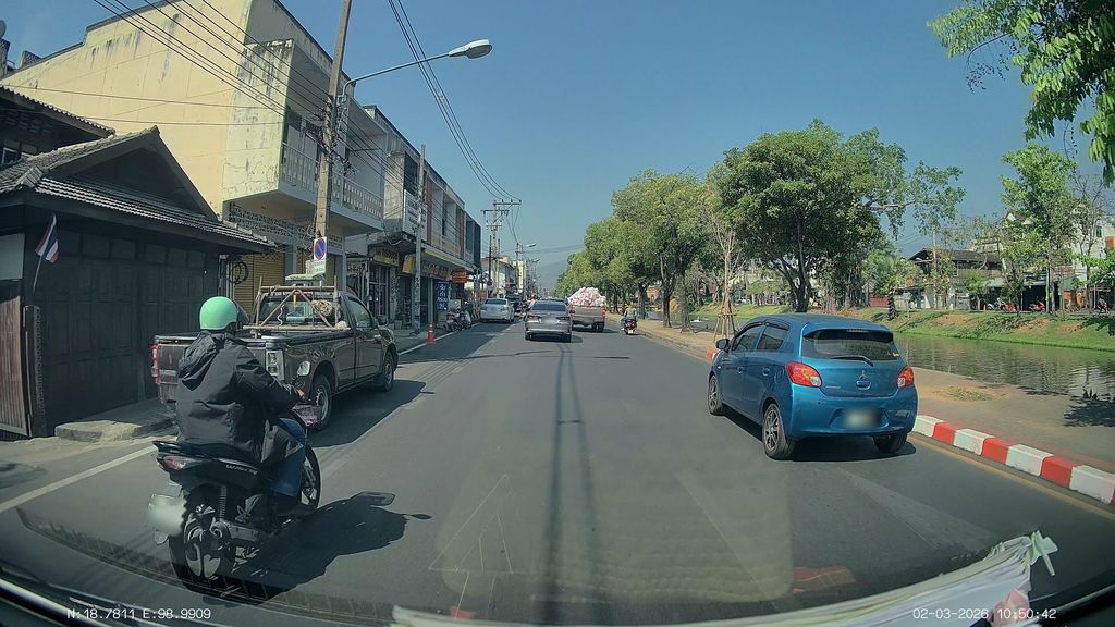 ภาพถนนตรงที่ Ping's Bar ตั้งอยู่ ถ่ายโดย ThailandCambodia พ.ศ. 2569 (2026) · A street-level view of where Ping's Bar stands, by ThailandCambodia in 2569 (2026)