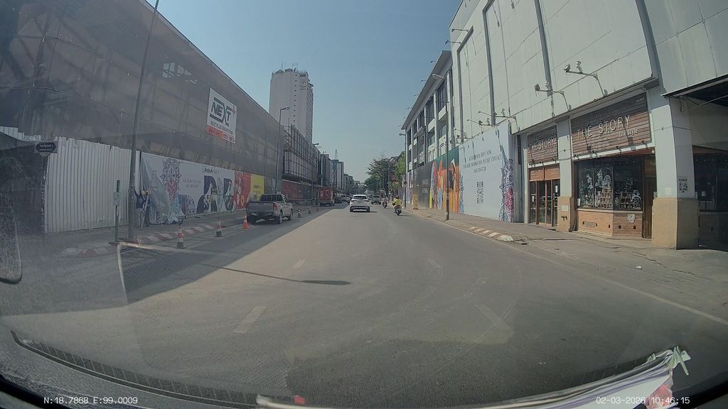ภาพถนนตรงที่ SIRISALA​ Thai​ Massage & SPA ตั้งอยู่ ถ่ายโดย ThailandCambodia พ.ศ. 2569 (2026) · A street-level view of where SIRISALA​ Thai​ Massage & SPA stands, by ThailandCambodia in 2569 (2026)
