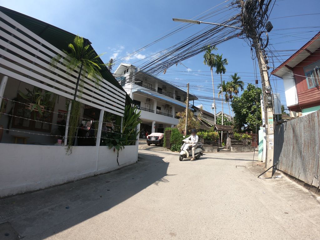 ภาพถนนตรงที่ Tribal Elephant Sanctuary ตั้งอยู่ ถ่ายโดย chanuwath_grab พ.ศ. 2562 (2019) · A street-level view of where Tribal Elephant Sanctuary stands, by chanuwath_grab in 2562 (2019)