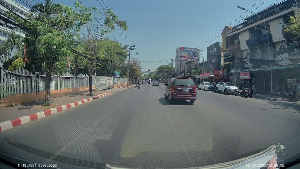 ภาพถนนตรงที่ Good Day Coffee กู๊ดเดย์คอฟฟี่ ตั้งอยู่ ถ่ายโดย ThailandCambodia พ.ศ. 2569 (2026) · A street-level view of where Good Day Coffee กู๊ดเดย์คอฟฟี่ stands, by ThailandCambodia in 2569 (2026)