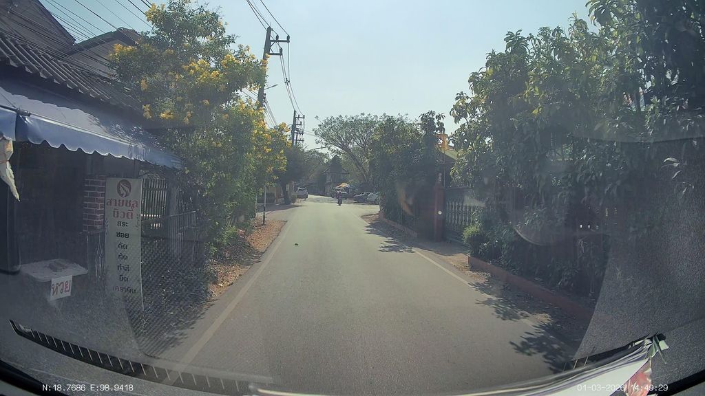 ภาพถนนตรงที่ หอพัก แสตมป์ ตั้งอยู่ ถ่ายโดย ThailandCambodia พ.ศ. 2569 (2026) · A street-level view of where หอพัก แสตมป์ · Saetma Dormitory stands, by ThailandCambodia in 2569 (2026)