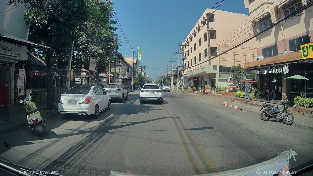 ภาพถนนตรงที่ De Nails Spa ตั้งอยู่ ถ่ายโดย ThailandCambodia พ.ศ. 2569 (2026) · A street-level view of where De Nails Spa stands, by ThailandCambodia in 2569 (2026)