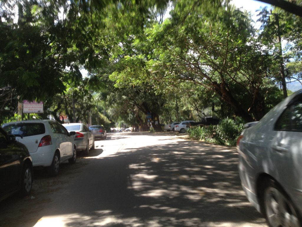 ภาพถนนตรงที่ Chakaimuk.com สาขาหลัง มช. ตั้งอยู่ ถ่ายโดย jimwatana พ.ศ. 2558 (2015) · A street-level view of where Chakaimuk.com สาขาหลัง มช. stands, by jimwatana in 2558 (2015)
