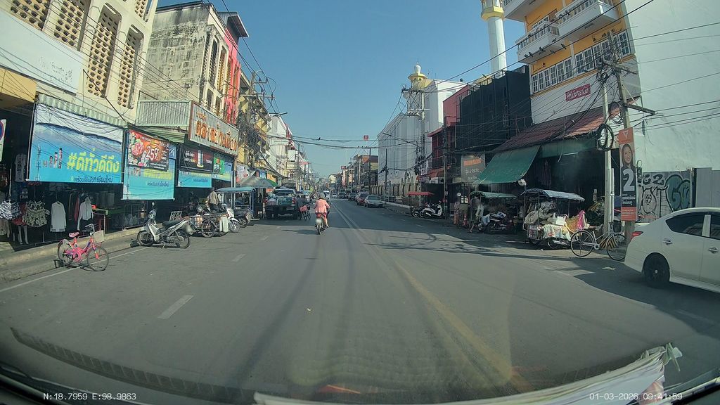 ภาพถนนตรงที่ สระว่ายน้ำโรงเรียนมงคลวิทยา ตั้งอยู่ ถ่ายโดย ThailandCambodia พ.ศ. 2569 (2026) · A street-level view of where สระว่ายน้ำโรงเรียนมงคลวิทยา · Sawainam Rongrian Mongkhon Witthaya stands, by ThailandCambodia in 2569 (2026)