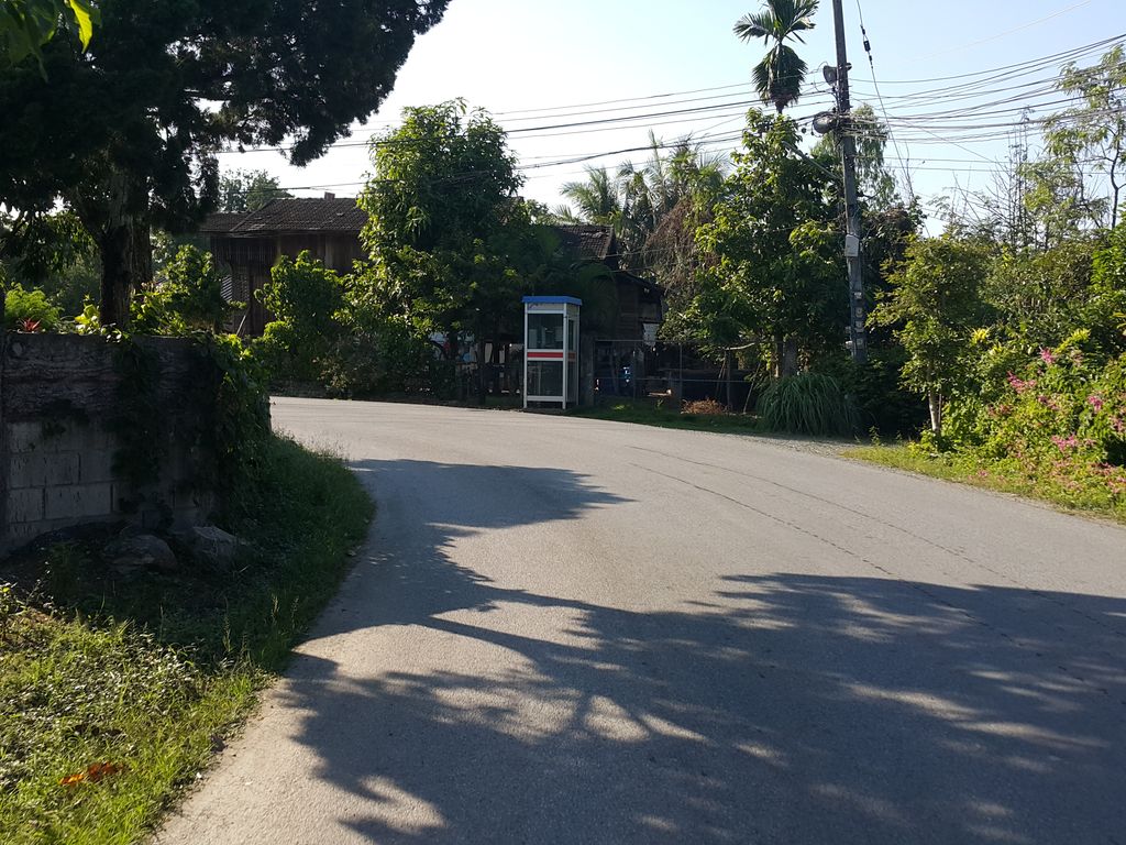 ภาพถนนตรงที่ ร้านข้าวสารอิ่มสุข ดอยสะเก็ด เชียงใหม่ - จำหน่ายข้าวสาร ราคาปลีก-ส่ง ตั้งอยู่ ถ่ายโดย jrcarlsen พ.ศ. 2557 (2014) · A street-level view of where ร้านข้าวสารอิ่มสุข ดอยสะเก็ด เชียงใหม่ - จำหน่ายข้าวสาร ราคาปลีก-ส่ง · Ran Khaosan Imsuk Doi Saket Chiang Mai - Chamnai Khaosan Rakhaplik-song stands, by jrcarlsen in 2557 (2014)