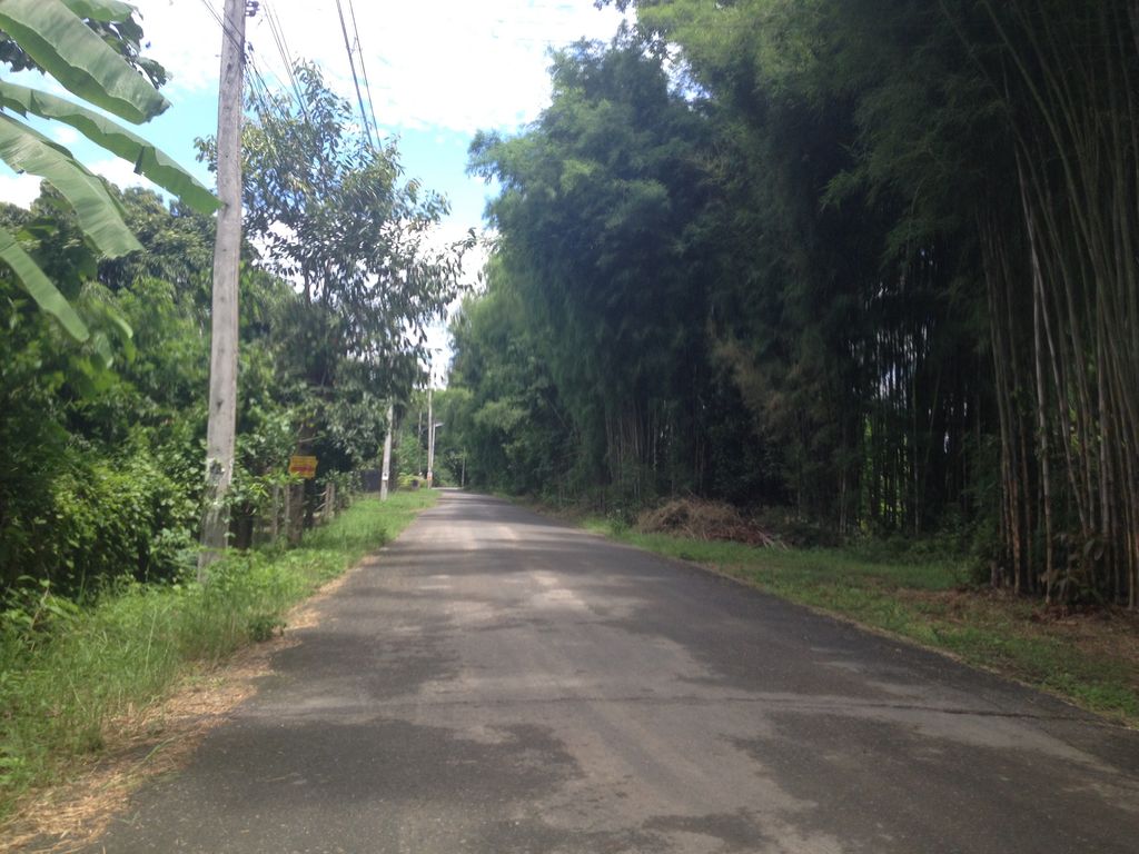 ภาพถนนตรงที่ The Cabin Pool Villa ตั้งอยู่ ถ่ายโดย jimwatana พ.ศ. 2558 (2015) · A street-level view of where The Cabin Pool Villa stands, by jimwatana in 2558 (2015)