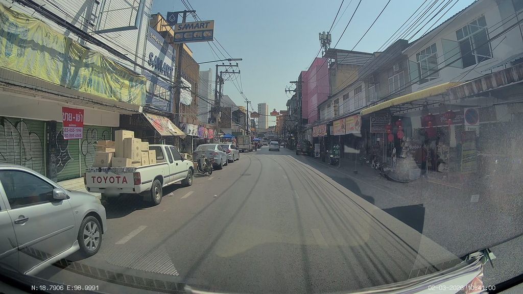 ภาพถนนตรงที่ Redfern Cafe ตั้งอยู่ ถ่ายโดย ThailandCambodia พ.ศ. 2569 (2026) · A street-level view of where Redfern Cafe stands, by ThailandCambodia in 2569 (2026)