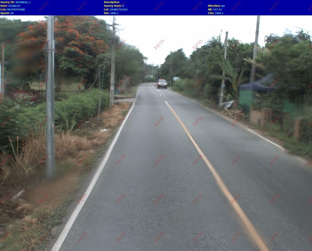 ภาพถนนตรงที่ ฮิมปิงฟลาวเวอร์ ตั้งอยู่ ถ่ายโดย Theerayut พ.ศ. 2566 (2023) · A street-level view of where ฮิมปิงฟลาวเวอร์ · Himping Flower stands, by Theerayut in 2566 (2023)