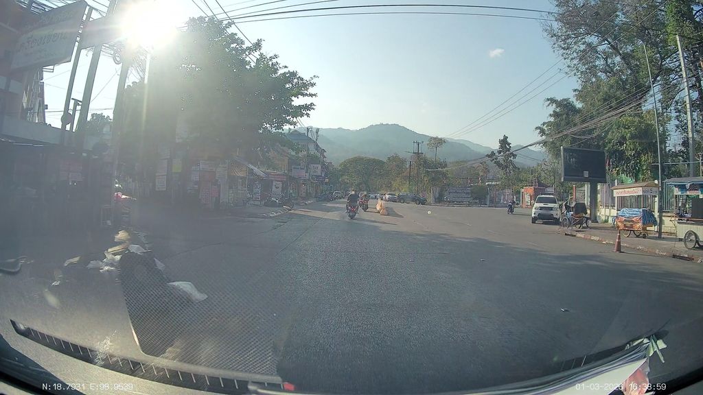 ภาพถนนตรงที่ Katsu Oni ตั้งอยู่ ถ่ายโดย ThailandCambodia พ.ศ. 2569 (2026) · A street-level view of where Katsu Oni stands, by ThailandCambodia in 2569 (2026)