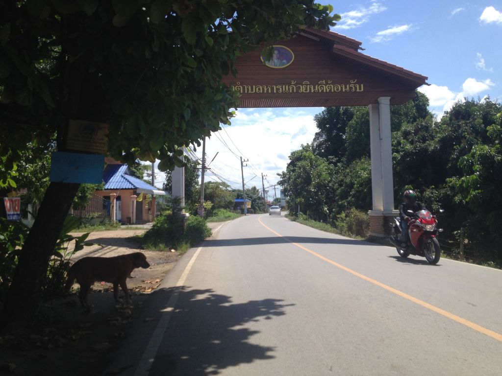 ภาพถนนตรงที่ ร้านลาบขัวหลิ่งหารแก้ว ตั้งอยู่ ถ่ายโดย jimwatana พ.ศ. 2558 (2015) · A street-level view of where ร้านลาบขัวหลิ่งหารแก้ว · Ran Lap Khua Ling Hankwae stands, by jimwatana in 2558 (2015)