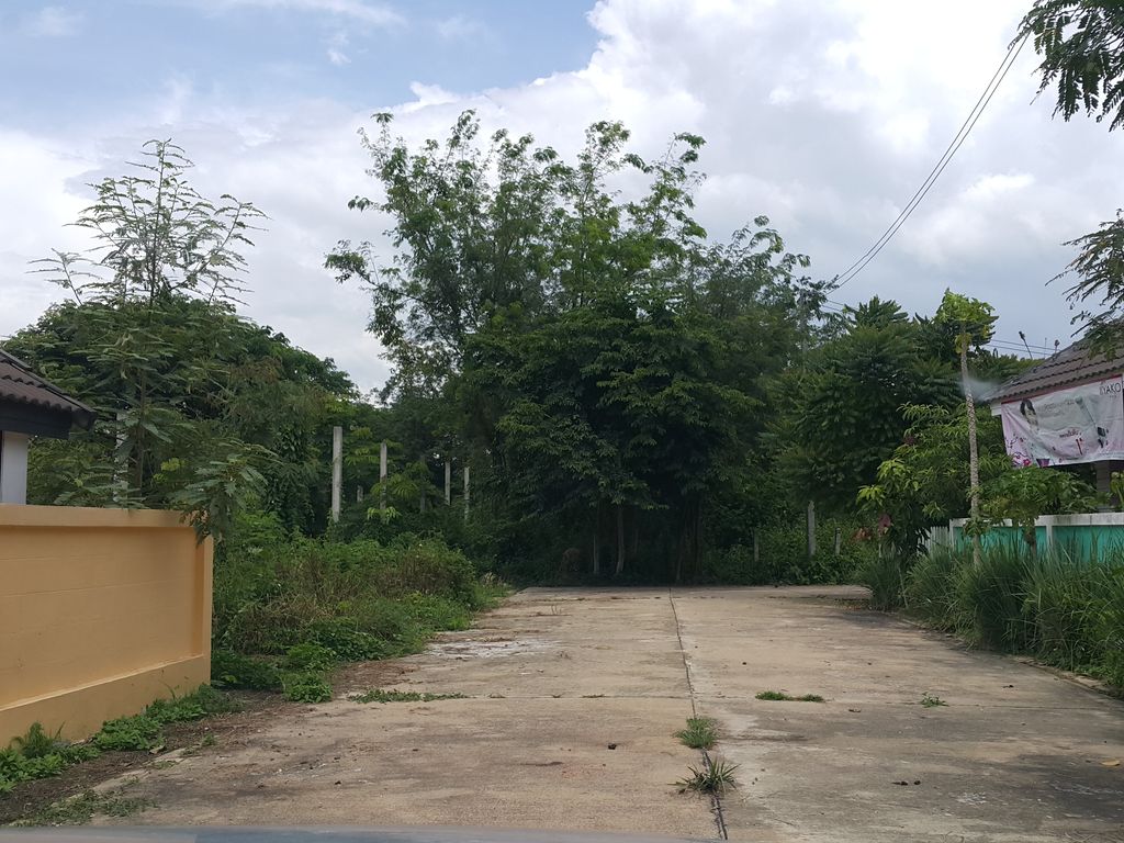 ภาพถนนตรงที่ หมู่บ้านร่มทองวิวล์ ตั้งอยู่ ถ่ายโดย jrcarlsen พ.ศ. 2558 (2015) · A street-level view of where หมู่บ้านร่มทองวิวล์ · Rom Thong Wio Village stands, by jrcarlsen in 2558 (2015)