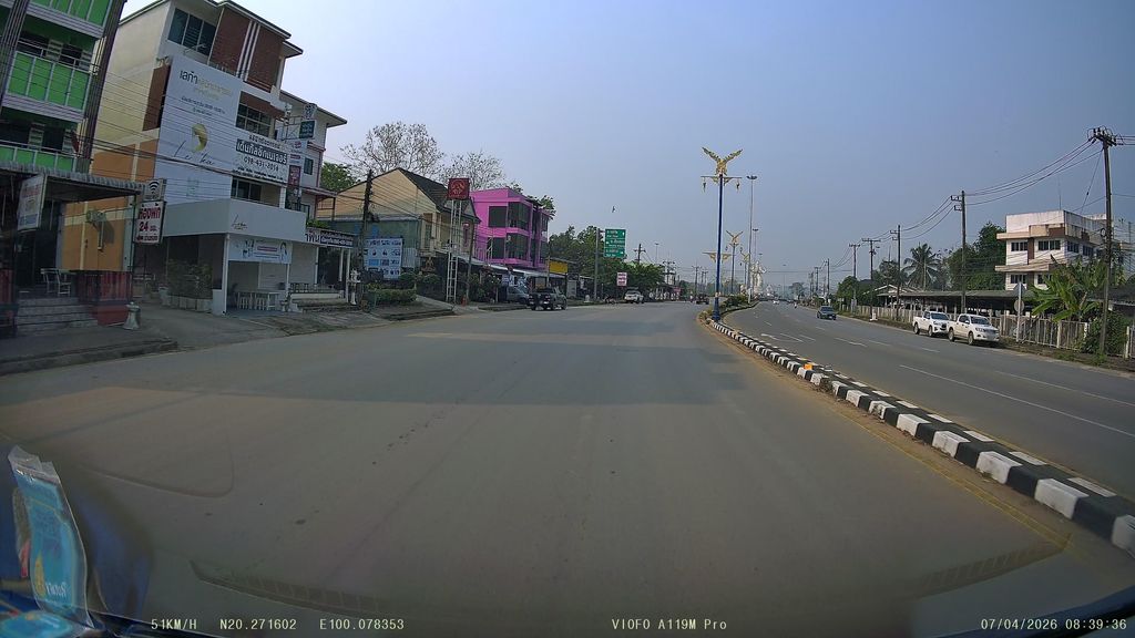 ภาพถนนตรงที่ Area42 Cafe ตั้งอยู่ ถ่ายโดย ThailandCambodia พ.ศ. 2569 (2026) · A street-level view of where Area42 Cafe stands, by ThailandCambodia in 2569 (2026)