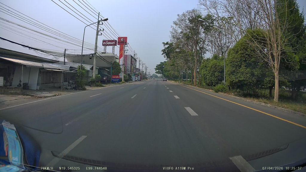 ภาพถนนตรงที่ ป้าญาส้มตำ ตั้งอยู่ ถ่ายโดย ThailandCambodia พ.ศ. 2569 (2026) · A street-level view of where ป้าญาส้มตำ · Payatmatam stands, by ThailandCambodia in 2569 (2026)